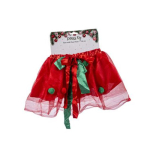 Christmas Dress-Up Tutu with Pom Pom's 26cm Christmas Dress-Up Tutu with Pom Pom's 26cm